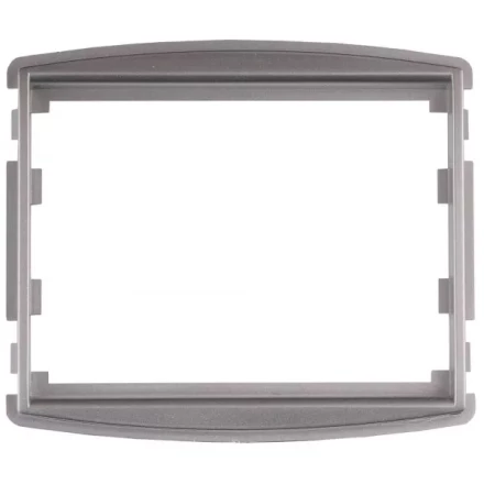 Вставка СВЕТОЗАР "ЭФФЕКТ" декоративная, цвет светло-серый металлик, одинарная SV-54466-SM купить в Когалыме