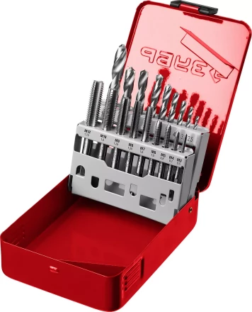 Наборы метчиков и плашек в металлическом боксе серия МАСТЕР купить в Когалыме