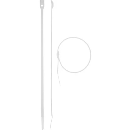 Кабельные стяжки белые КОБРА, с плоским замком, 2.5 х 155 мм, 50 шт, нейлоновые, ЗУБР 30930-25-155 купить в Когалыме