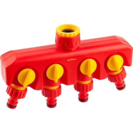 Распределитель GRINDA четырехканальный, из ударопрочной пластмассы 8-426313_z01 купить в Когалыме