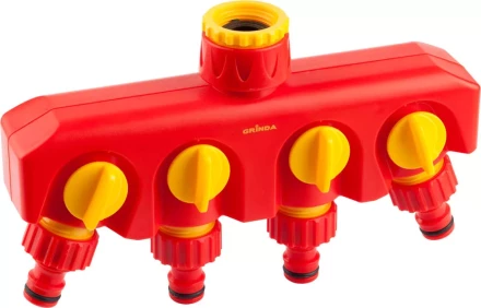 Распределитель GRINDA четырехканальный, из ударопрочной пластмассы 8-426313_z01 купить в Когалыме