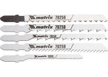 Набор полотен для электролобзика по дереву 5шт MATRIX Professional 78250 купить в Когалыме