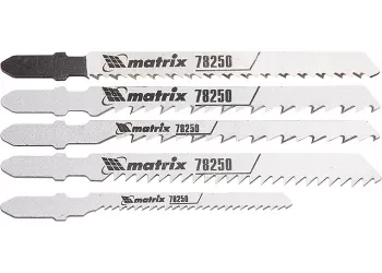 Набор полотен для электролобзика по дереву 5шт MATRIX Professional 78250 купить в Когалыме