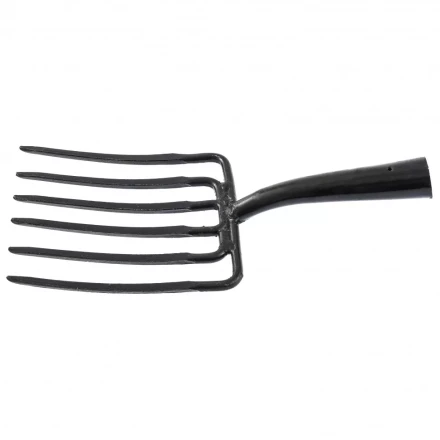 Вилы копальные шестирогие 195 х 220 мм удлиненная тулейка без черенка Россия 63839 купить в Когалыме