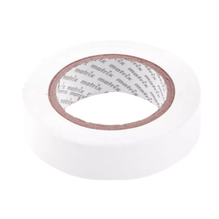 Изолента ПВХ 15 мм х 10 м белая 150 мкм Matrix 88775 купить в Когалыме