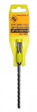 Бур SDS+  ф 5х100/160 усиленный  10/50/200 10906 купить в Когалыме