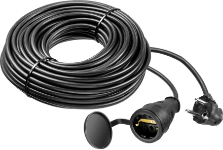 ЗУБР КГ-325-Ш, КГ, 3 х 2.5 мм2, 30 м, IP44, 4000 Вт, силовой удлинитель-шнур, Профессионал (55017-30) купить в Когалыме