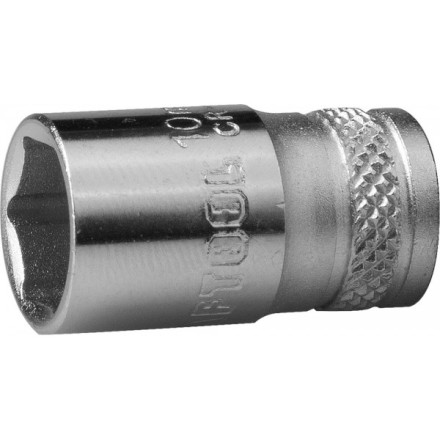 Торцовая головка KRAFTOOL &quot;INDUSTRIE QUALITAT&quot;, Cr-V, FLANK, хромосатинированная, 1/4&quot;, 10 мм 27815-10_z01 купить в Когалыме