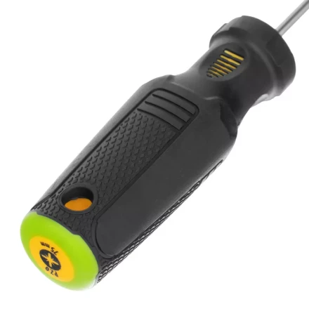 Отвертка PZ0x75 мм, CrV, трехкомпонентная рукоятка Denzel 12203 купить в Когалыме