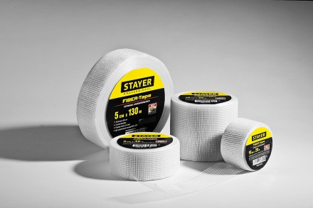 Серпянка самоклеящаяся FIBER-Tape, 5 см х 130м, STAYER Professional 1246-05-130 1246-05-130_z01 купить в Когалыме