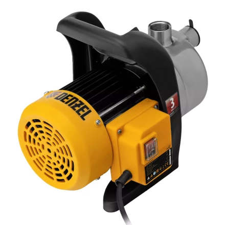 Садовый поверхностный насос Denzel GPL800Х 97302, 800 Вт, 3200 л/ч, подъем 42 м, нержавейка купить в Когалыме