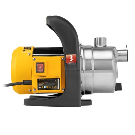 Садовый поверхностный насос Denzel GPL800Х 97302, 800 Вт, 3200 л/ч, подъем 42 м, нержавейка купить в Когалыме