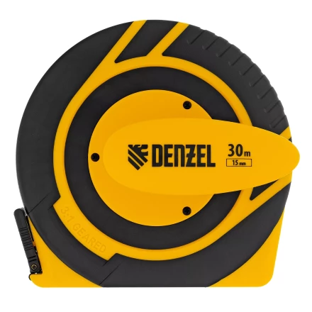 Рулетка геодезическая Denzel 30 м х 15 мм, закрытый корпус, фиберглассовая лента 31291 купить в Когалыме