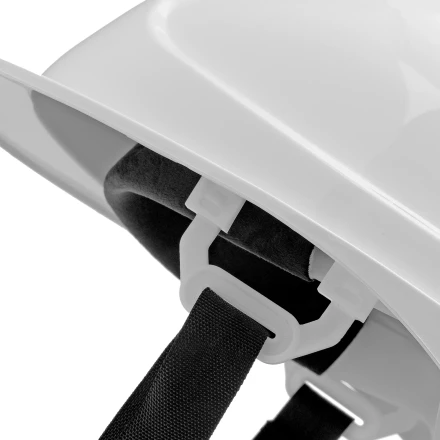 Каска защитная ударопрочная Denzel 89204, ABS/PC, плавная регулировка, модель «Форвард» (К-05),белая купить в Когалыме