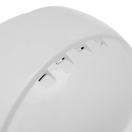 Каска защитная ударопрочная Denzel 89204, ABS/PC, плавная регулировка, модель «Форвард» (К-05),белая купить в Когалыме