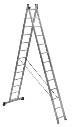 Лестница 2-х секционная алюминиевая 2*13 1013301 купить в Когалыме