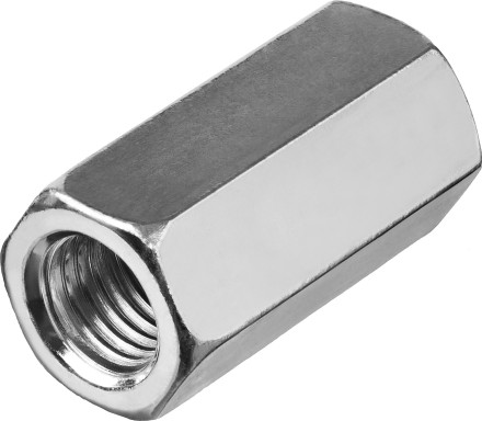 Гайка DIN 6334 переходная, M8, 3 шт, оцинкованная, ЗУБР 303756-08 купить в Когалыме