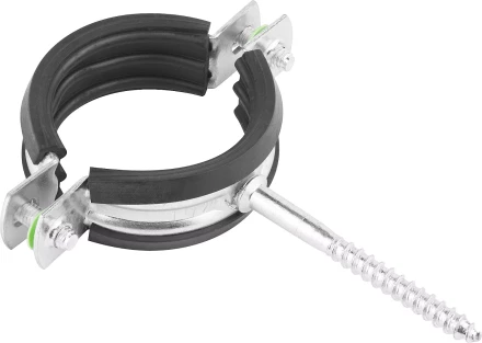 ЗУБР. Хомут трубный оцинкованный, с шурупом, 1 1/2", 1шт 37854-48-53-1 купить в Когалыме