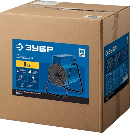 Пушка тепловая круглый корпус ЗТП-9 серия ПРОФЕССИОНАЛ купить в Когалыме