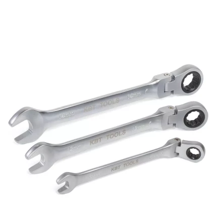 Ключ гаечный комбинированный трещоточный с шарниром 15 мм серия KBT-PROFESSIONAL (79197) купить в Когалыме