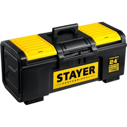 Ящик для инструмента &quot;TOOLBOX-24&quot; пластиковый, STAYER Professional 38167-24 купить в Когалыме