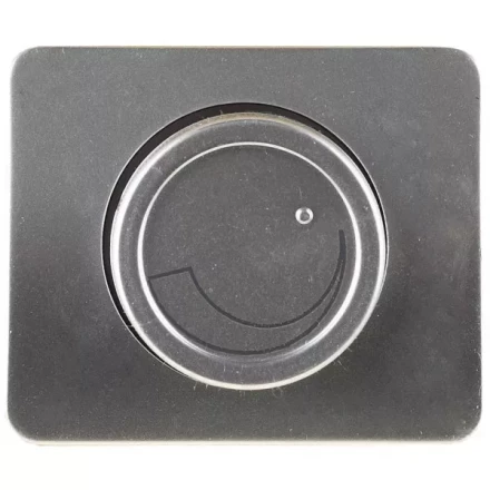Диммер СВЕТОЗАР "ГАММА" без вставки и рамки, цвет светло-серый металлик, 60-800Вт SV-54142-SM купить в Когалыме
