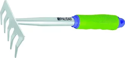 Грабли 5-зубые 110x280 мм обрез. рукоятка может использ. в сборе с ручкой 63016 63017  PALISAD 63003 купить в Когалыме