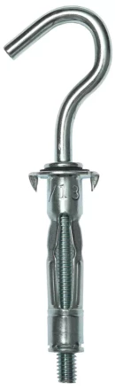 Анкер ЗУБР для пустотелых конструкций оцинкованный, с полукольцом, М4х32х13мм, ТФ2, 120шт 4-302512-04-032 купить в Когалыме