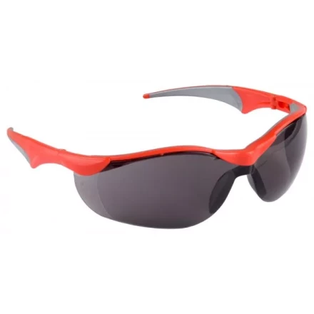 Очки ЗУБР "МАСТЕР" защитные, серые, с зеркальным покрытием, поликарбонатная монолинза с мягкими двухкомпонентными дужками 110322 купить в Когалыме