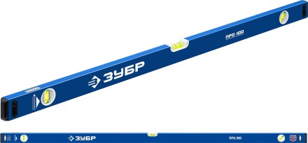 ЗУБР ПРО, 1500 мм, уровень с усиленным профилем, Профессионал (34590-150) купить в Когалыме