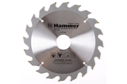 Диск пильный твердосплавный HAMMER Ф165х30мм 20зуб. купить в Когалыме