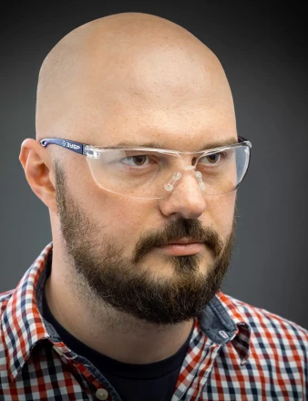 ЗУБР БОЛИД, открытого типа, прозрачные, сферические стёкла устойчивые к запотеванию, защитные очки, Профессионал (110485) купить в Когалыме