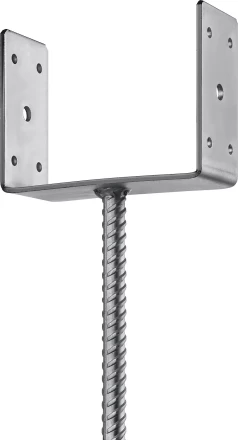 ЗУБР ОС-U, 151 x 120 x 60 мм, U-образное основание столба (310286-150) купить в Когалыме