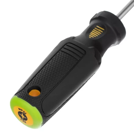 Отвертка PZ1x75 мм, CrV, трехкомпонентная рукоятка Denzel 12205 купить в Когалыме