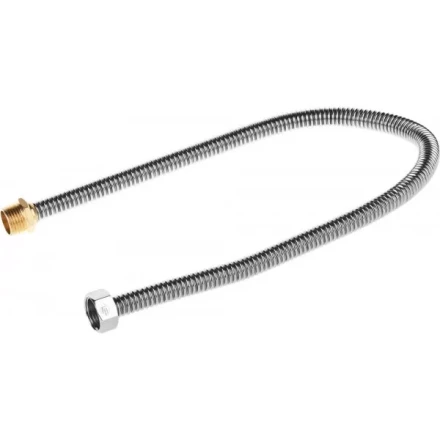 Подводка ЗУБР "ЭКСПЕРТ" сильфонная из нержавеющей стали, для воды, г/ш  (гайка-штуцер), 1/2", 0,6м 51011-G/S-060 купить в Когалыме