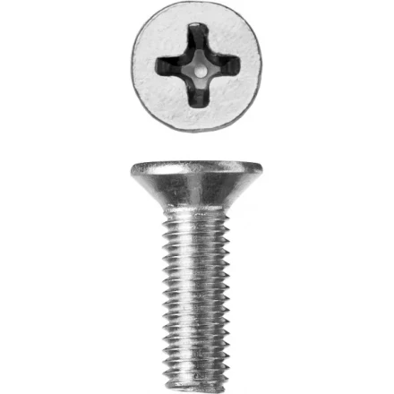 Винт ЗУБР "МАСТЕР" DIN 965, класс прочности 4.8, оцинкованный, M5x16мм, 5кг 303110-05-016 купить в Когалыме