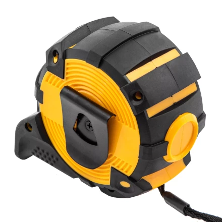 Рулетка Denzel 8м х 32мм, автоматич. фиксац., нейлон. покрытие, магнит. зацеп, двухстор. разметка, 31524 купить в Когалыме