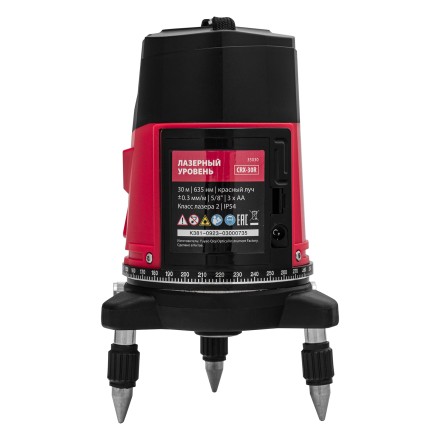 Лазерный уровень MTX CRX-30R, 30 м, красный луч, батарейки, резьба 5/8&quot; 35030 купить в Когалыме