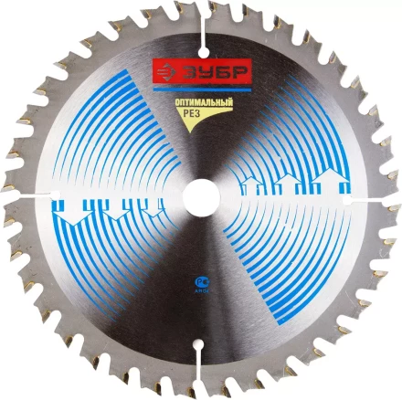 Диск пильный ЗУБР "ЭКСПЕРТ" "Оптимальный рез" по дереву, 140х12,7мм, 24Т 36903-140-12.7-24 купить в Когалыме