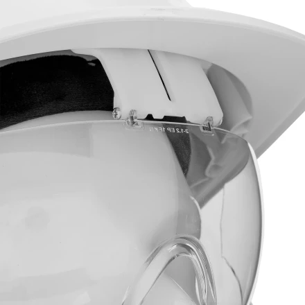 Каска защитная ударопр. Denzel «Форвард» (К-05),ABS/PC,комплект со встроен.очк.ОЧК-05 Форвард,белая 89205 купить в Когалыме