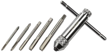 Набор резьбонарезного инструмента на карточке серия МАСТЕР купить в Когалыме