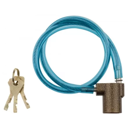 Замок навесной ЗУБР "МАСТЕР" велосипедный, дисковый механизм секрета, ключ 7 PIN, 600мм 3720-6-01_z01 купить в Когалыме