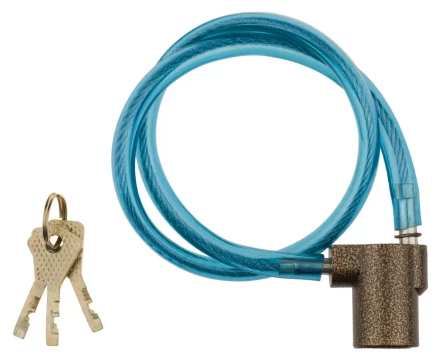 Замок навесной ЗУБР "МАСТЕР" велосипедный, дисковый механизм секрета, ключ 7 PIN, 600мм 3720-6-01_z01 купить в Когалыме