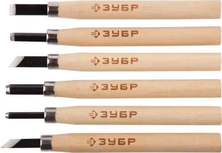 Резцы ЗУБР "ЭКСПЕРТ" фигурные профессиональные, 6шт 18375-H6 купить в Когалыме