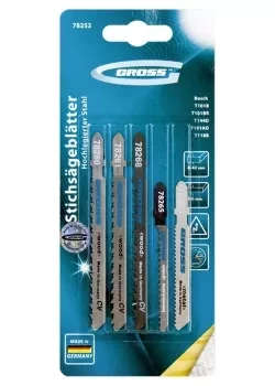 Набор полотен для электролобзика универсальный 5шт GROSS 78252 купить в Когалыме