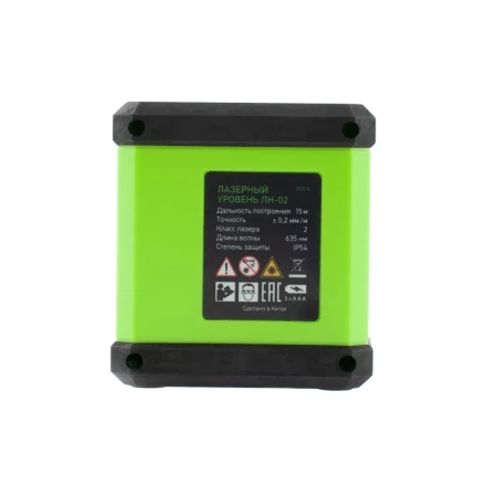 Лазерный уровень ЛН 02, 15 м, 635 нм, резьба 1/4" Сибртех 35024 купить в Когалыме