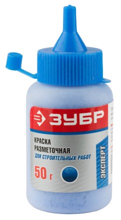 Краска ЗУБР разметочная для строительных работ, синяя, 50г 4-06405-1_z01 купить в Когалыме