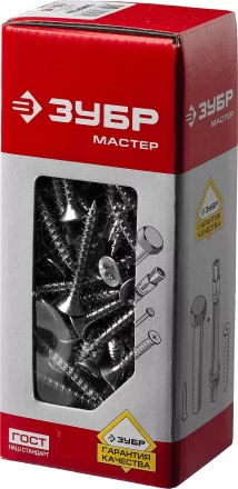 Саморезы по дереву, белый цинк, 6.0x45мм, 150шт, ЗУБР Мастер 4-300371-60-045 4-300371-60-045 купить в Когалыме