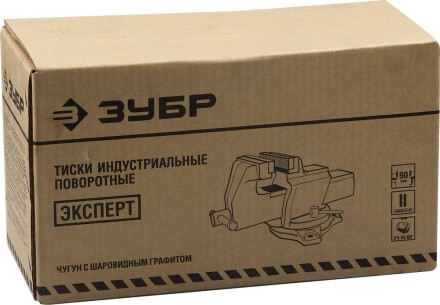 Тиски ЗУБР &quot;ЭКСПЕРТ&quot; индустриальные поворотные, 200мм 32703-200 купить в Когалыме