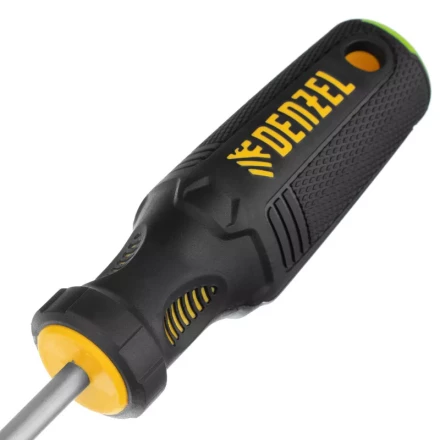 Отвертка PZ2x100 мм, CrV, трехкомпонентная рукоятка Denzel 12207 купить в Когалыме